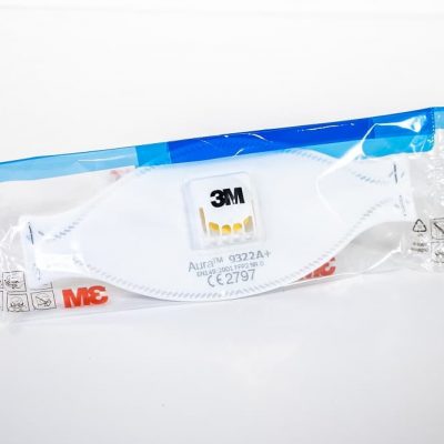 3M 9322A disposable respirator out of box