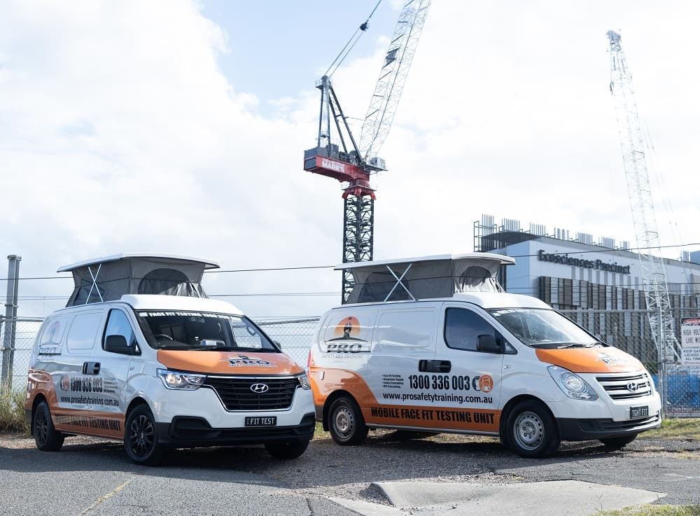 Pro Safety and Training face fit testing vans