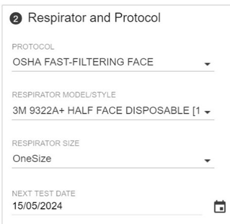 Portacount Respirator Protocol for the Half Face Disposable Fit Test